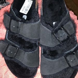 Brand new Birkenstock slip ons